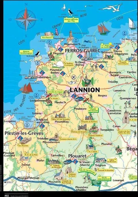 Maison Lannion Historique - Cote De Granit Rose בית נופש